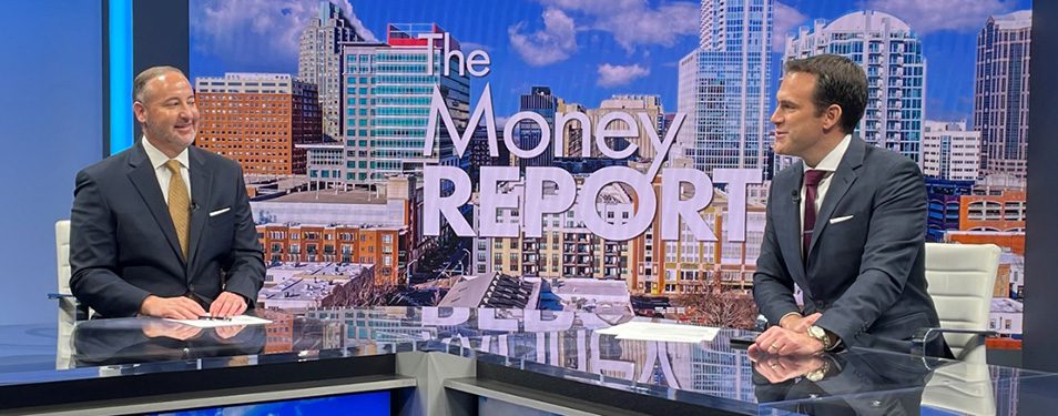 Oslar in TV Studio with Mark Wilkerson